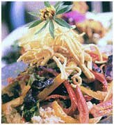 Thai vegetarian dish at Planet X